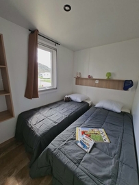 chambre 2 Mobil home * CONFORT* 2 chambres -4 personnes camping le chassezac sampzon