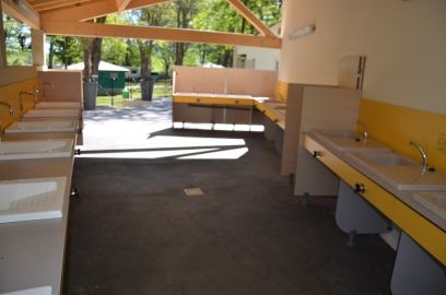 Les sanitaires du camping