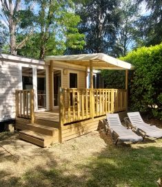 Mobil homes 2 chambres 4/6 pers. Terrasse bois couverte
