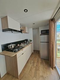 Mobil home * CONFORT* 2 chambres - cuisine - 4 personnes camping le chassezac sampzon