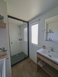 mobil home *PREMIUM* 3 chambres-6 personnes-salle de bain-