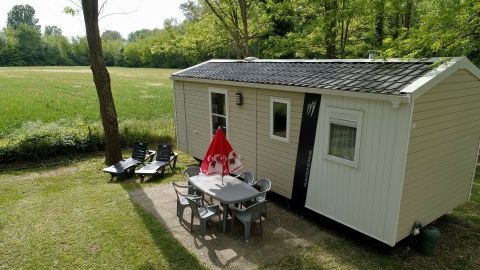 Mobil homes au camping à Sampzon  le Chassezac